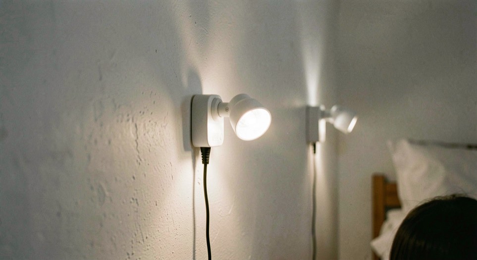 Light small locations with portable practical fixtures