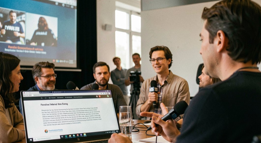 Prepare festival screenings, press conversations and follow-up
